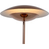 Lampe à poser vintage led en métal et en verre Panama