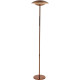 Lampadaire vintage led en métal et en verre Panama