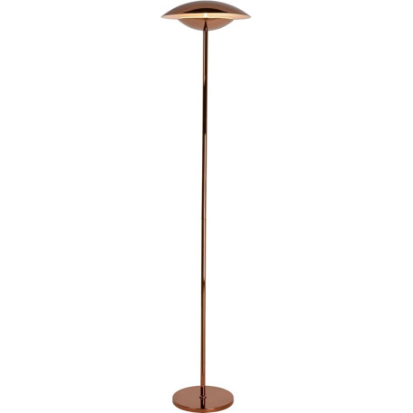 Lampadaire vintage led en métal et en verre Panama
