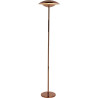 Lampadaire vintage led en métal et en verre Panama