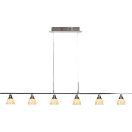 Suspension classique led intégré en verre Roxy