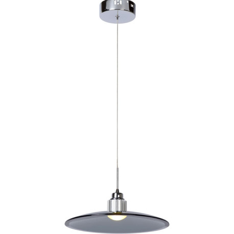 Suspension design led en verre et métal 1 ampoule Lady