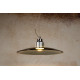 Suspension design led en verre et métal 1 ampoule Lady