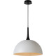 Suspension moderne en métal blanc Elmer