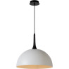 Suspension moderne en métal blanc Elmer