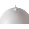 Suspension moderne en métal blanc mat Ø 30 cm Doria