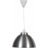 Suspension moderne en métal chromé satin Ø 30 cm Lewis