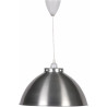 Suspension moderne en métal chromé satin Ø 38 cm Lewis