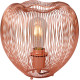 Lampe à poser design en métal cuivré rouge Ø 26 cm Nattie