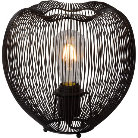 Lampe à poser design en métal noir Ø 26 cm Nattie