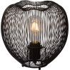 Lampe à poser design en métal noir Ø 26 cm Nattie