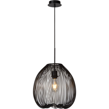 Suspension design en métal noir Ø 36 cm Nattie