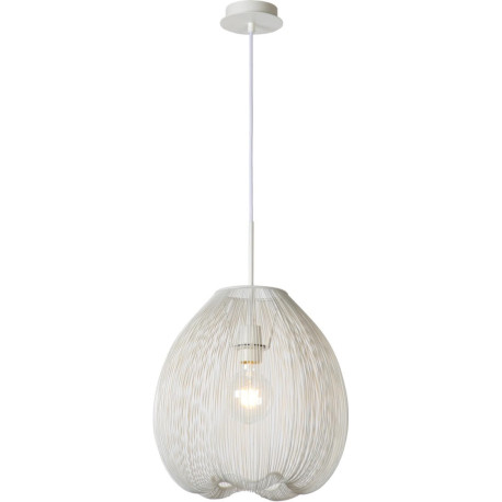 Suspension design en métal blanc Ø 36 cm Nattie
