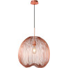 Suspension design en métal cuivré rouge Ø 46 cm Nattie