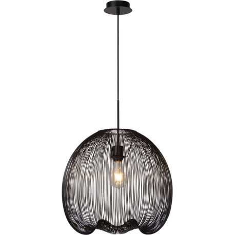 Suspension design en métal noir Ø 46 cm Nattie