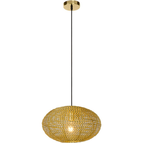 Suspension design en métal doré Ø 40 cm Amandine