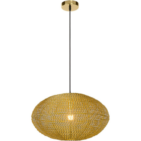 Suspension design en métal doré Ø 50 cm Amandine