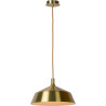 Suspension moderne en métal doré mat Ø 35 cm Guerda