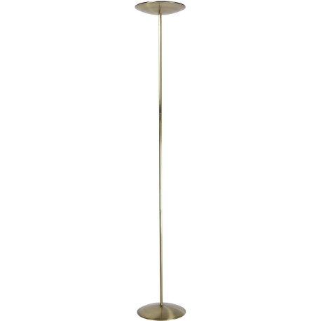 Lampadaire moderne droit en métal effet bronze Diva