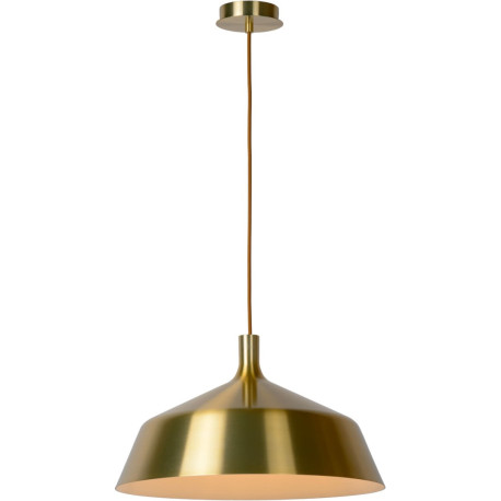 Suspension moderne en métal doré mat Ø 45 cm Guerda
