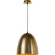 Suspension moderne en métal doré mat Ø 30 cm Avoria