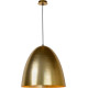 Suspension moderne en métal doré mat Ø 50 cm Avoria