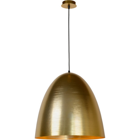 Suspension moderne en métal doré mat Ø 50 cm Avoria