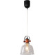 Suspension industriel en métal transparent Barneo