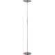 Lampadaire moderne droit en métal effet chrome dépoli Diva