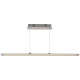 Suspension moderne led en verre et en métal Barba