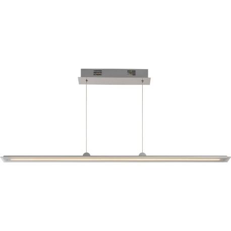 Suspension moderne led en verre et en métal Barba