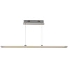 Suspension moderne led en verre et en métal Barba