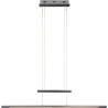 Suspension design led en métal noir Polly