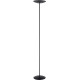 Lampadaire moderne droit en métal noir Diva