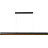 Suspension classique led en aluminium noir Dadino