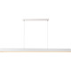 Suspension classique led en aluminium blanc Dadino