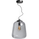 Suspension design en verre fumé E27 pour salon Nanami