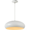 Suspension vintage blanche demi-boule Ø48 cm led Vista