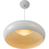 Suspension vintage blanche demi-boule Ø48 cm led Vista