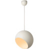 Suspension boule design led en métal blanc Ball