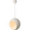 Suspension boule design led en métal blanc Ball