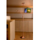 Lampadaire design avec liseuse et Led intégré cuivre Aureal