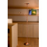 Lampadaire design avec liseuse et Led intégré cuivre Aureal