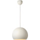 Suspension boule design led en métal blanc Ball