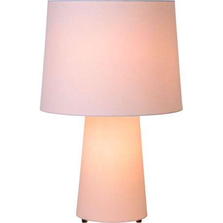 Lampe de table classique en tissu blanc Estonia