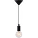 Suspension classique en PVC et silicone noir Colors