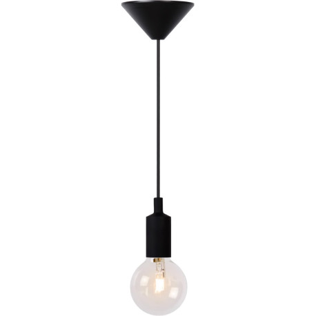 Suspension classique en PVC et silicone noir Colors