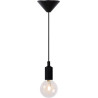Suspension classique en PVC et silicone noir Colors