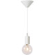 Suspension classique en PVC et silicone blanc Colors