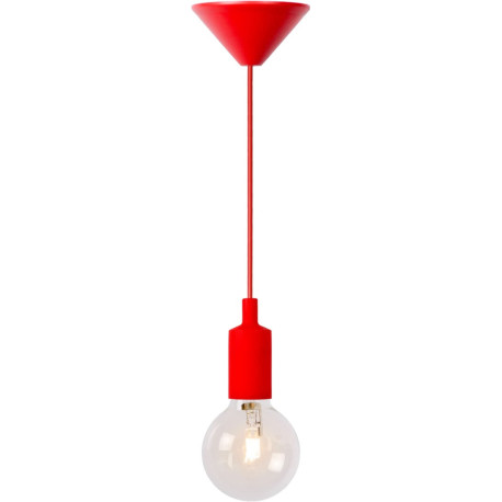 Suspension classique en PVC et silicone rouge Colors